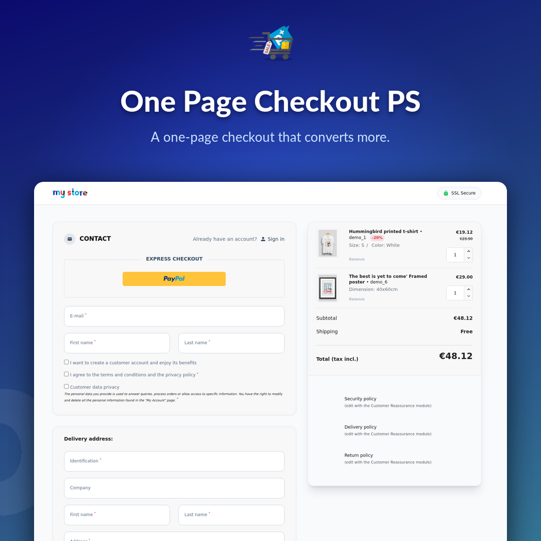 One Page Checkout PS
