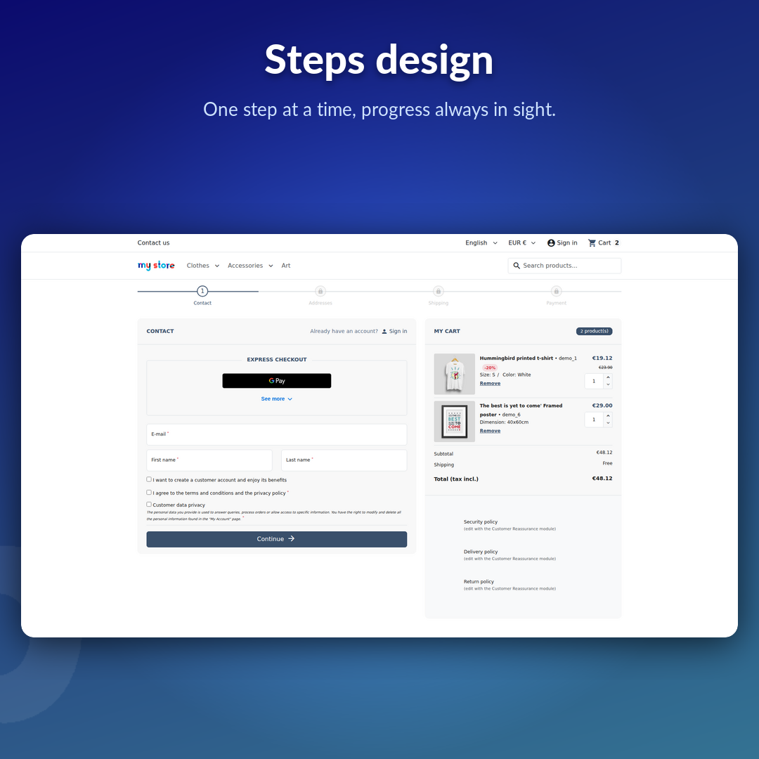 Steps design